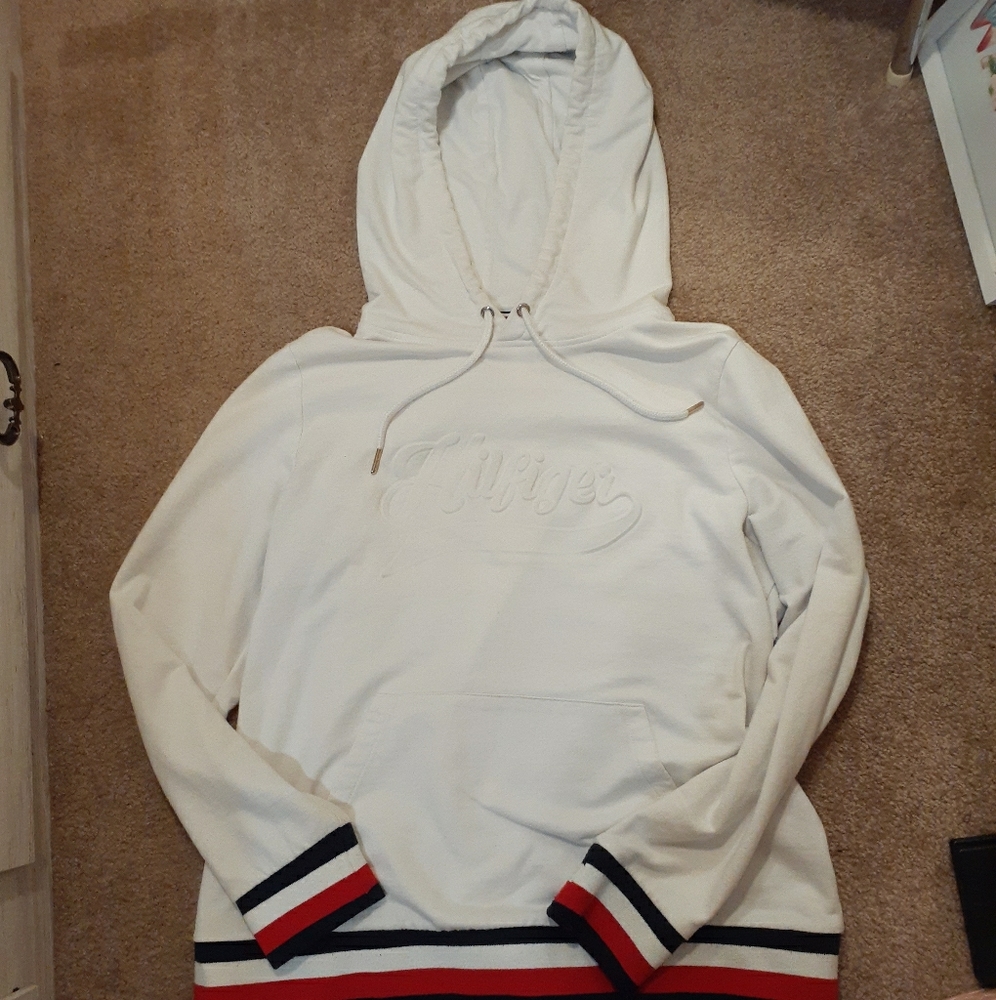 A Hilfiger hoodie